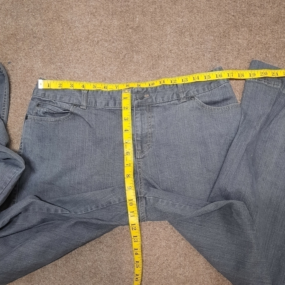 J. Jill Gray Flare Leg Jeans - Picture 4 of 6